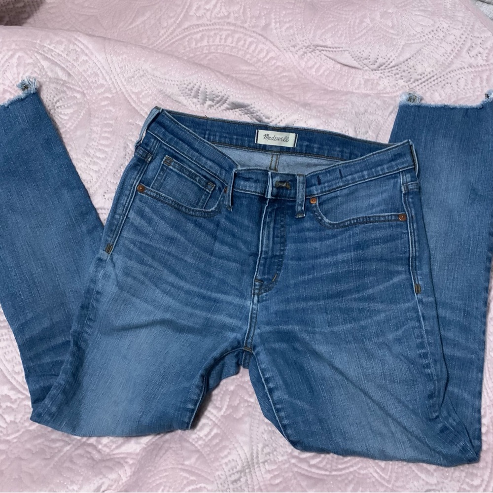 Madewell 9” High Rise Skinny Crop Jeans
